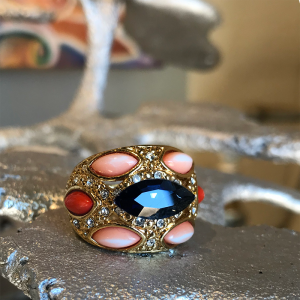 Royal Peaches Cocktail Ring